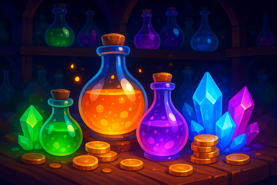 Potion Lab — free social game key art